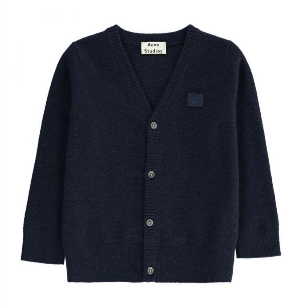 Navy Acne Kids Cardigan